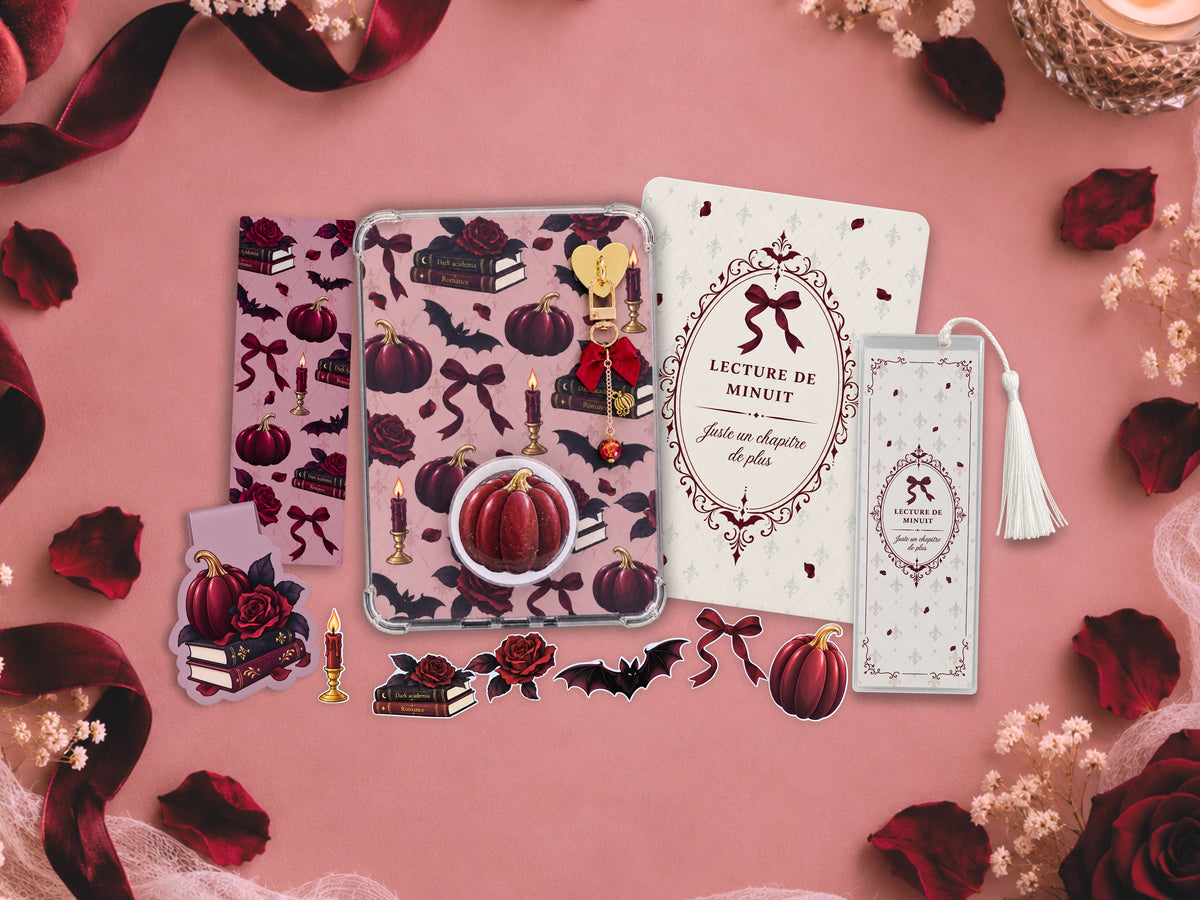 Accessoires liseuse et livre pour Halloween