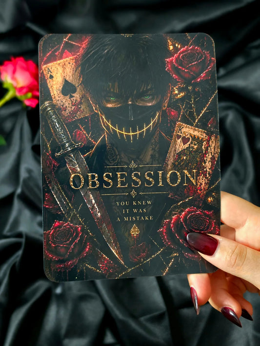 Insert personnage décoratif pour liseuse dark romance de la box Obsession